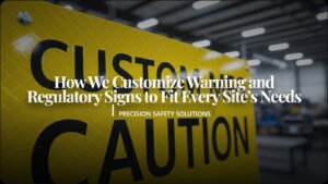 Read more about the article How We Customize Warning and Regulatory Signs to Fit Every Site’s Needs